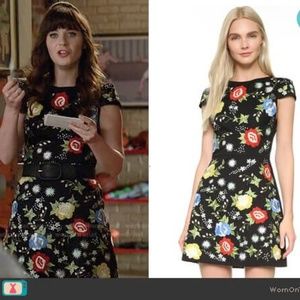 Alice + Olivia Embroidered Dress